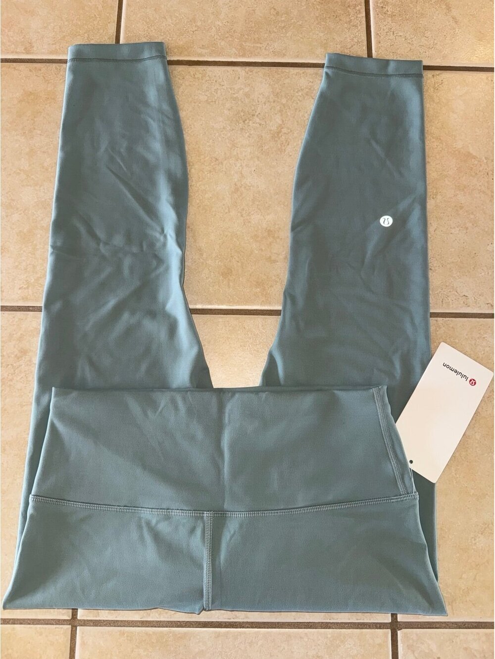 Lululemon Wunder Train High Rise 25” Misty Glade Size 10 NWT